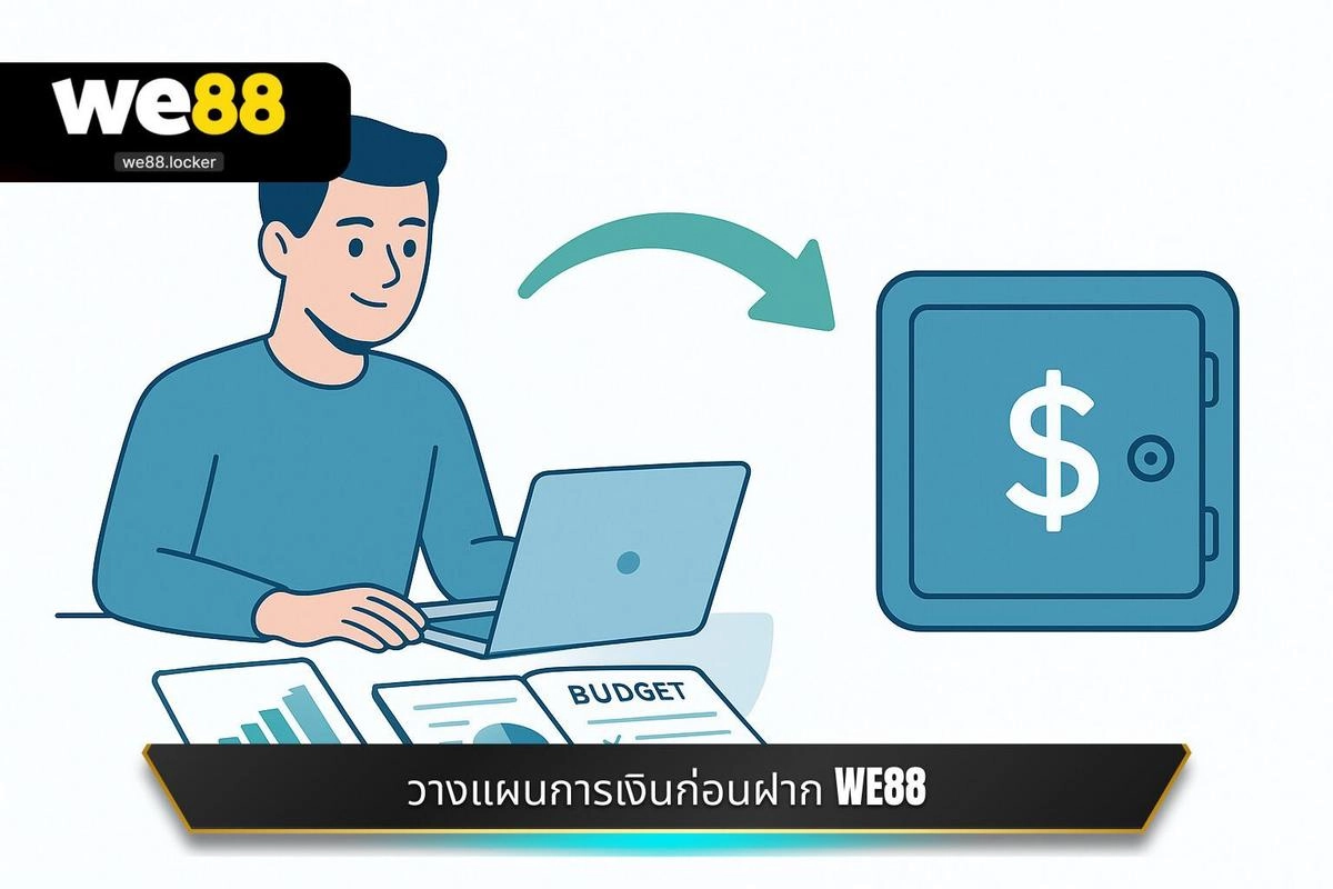วางแผนการเงินก่อนฝาก WE88