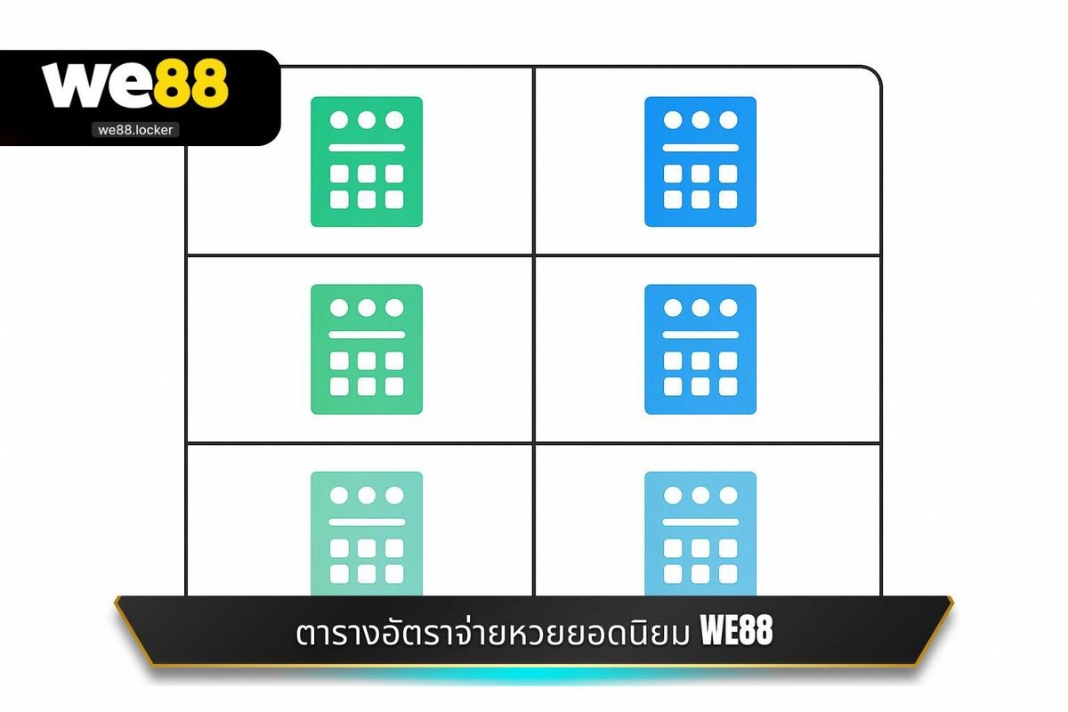 กลยุทธ์การบริหารความเสี่ยงและการเลือกรูปแบบการ เล่นหวย WE88