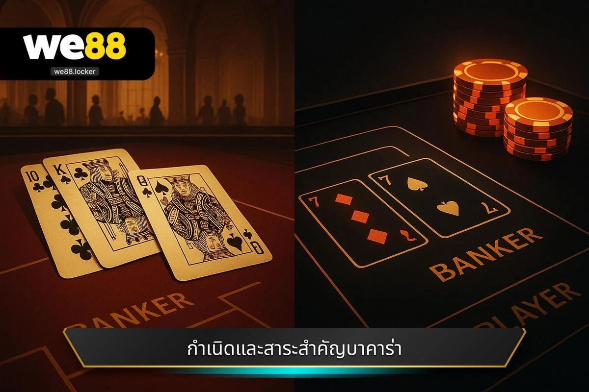 ทำความเข้าใจพื้นฐาน: กำเนิดและสาระสำคัญของบาคาร่า