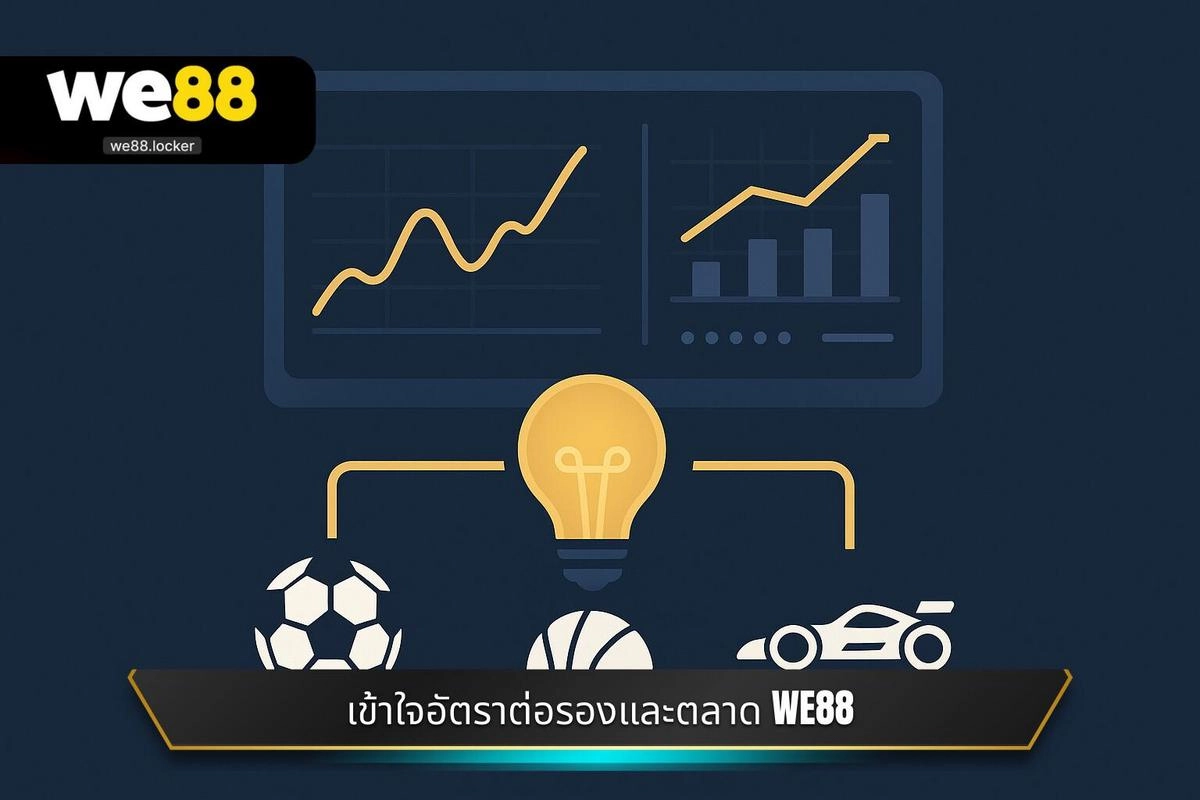 เข้าใจอัตราต่อรองและตลาด WE88