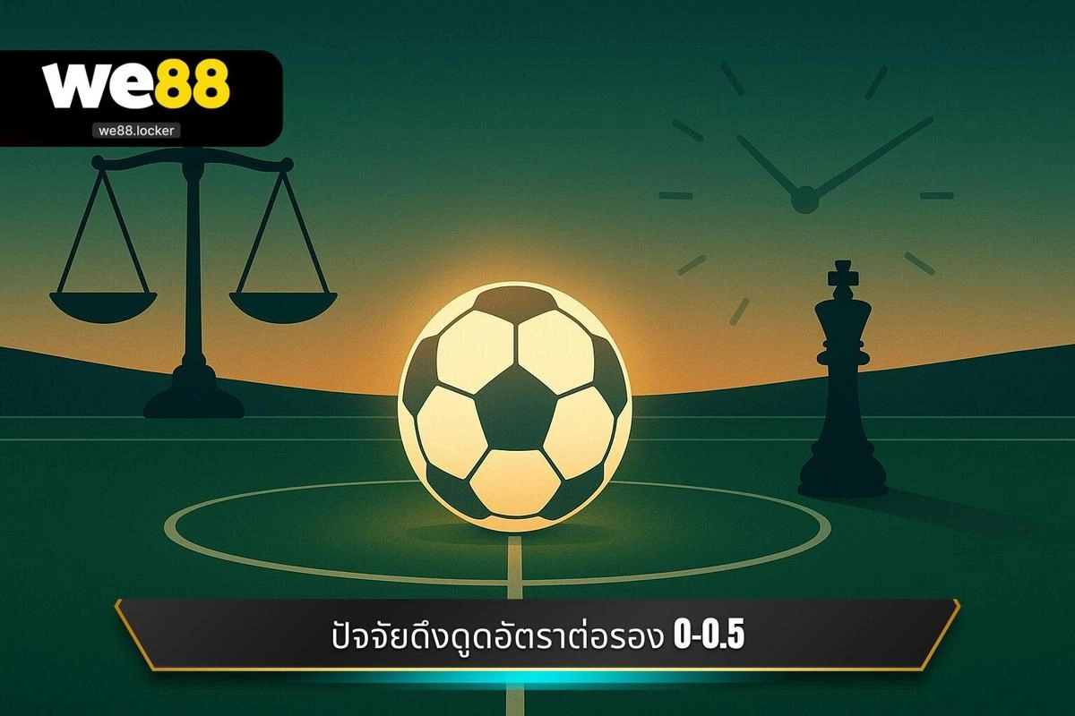 ปัจจัยที่ทำให้ อัตราต่อรอง 0-0.5 น่าสนใจเป็นพิเศษ