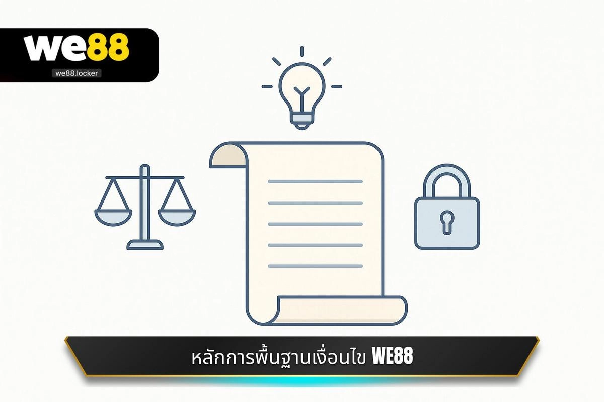 หลักการพื้นฐานที่อยู่เบื้องหลัง เงื่อนไขและข้อกำหนด WE88