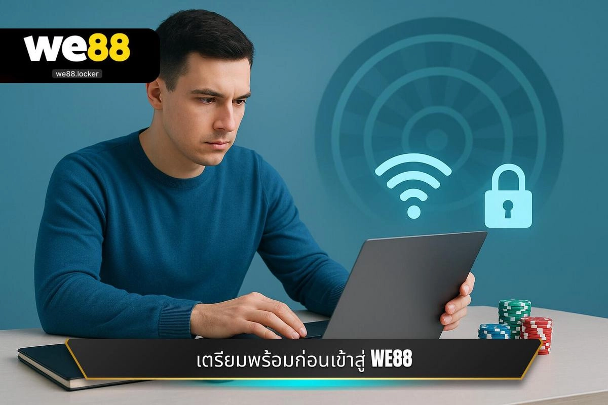 เข้าสู่ระบบ WE88 1 เตรียมพร้อมก่อนเข้าสู่ WE88