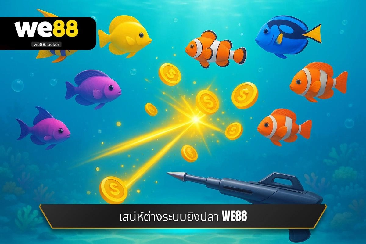 โบนัสและยิงปลาเครดิตฟรี WE88