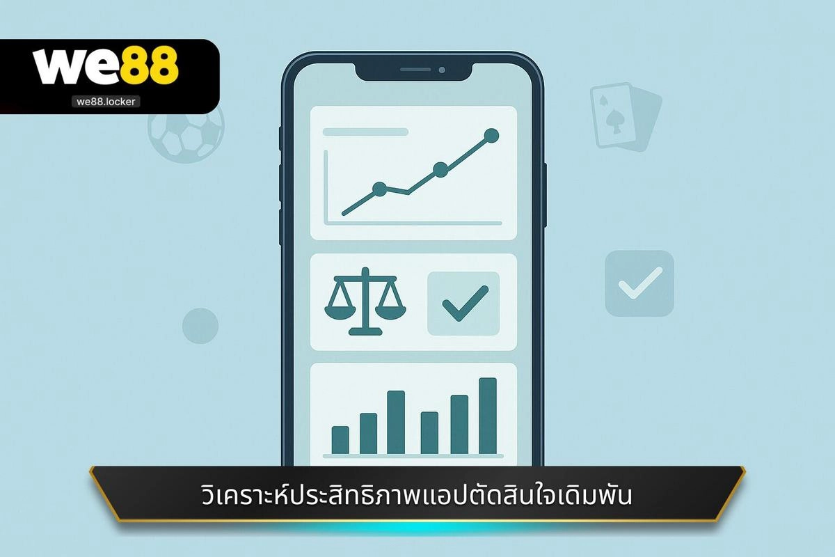 ดาวน์โหลดแอป WE88 3 การวิเคราะห์เชิงลึก_ ประสิทธิภาพของแอปพลิเคชันต่อการตัดสินใจเดิมพัน